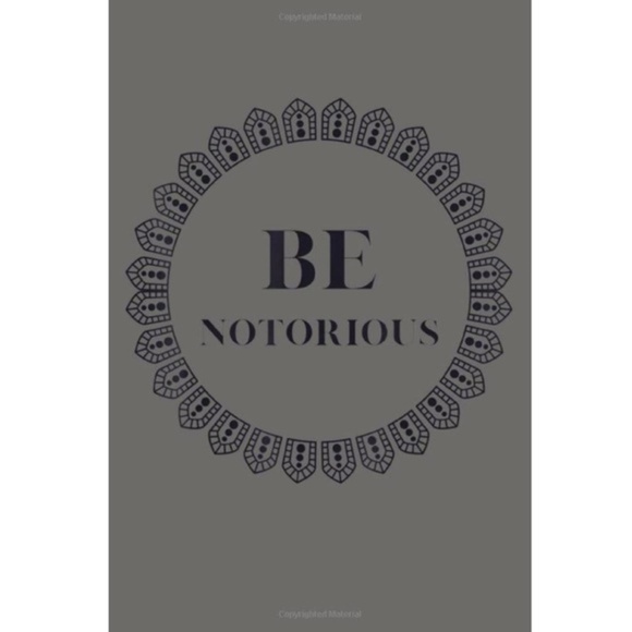 💖3/$15💖 Be Notorious Notebook Daily Planner/Organizer Journal To Do List 6x9 - Picture 1 of 3